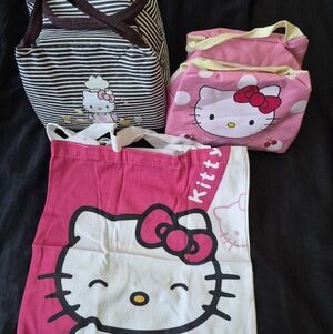 Hello Kitty Pink and Black Kids Bag Collection